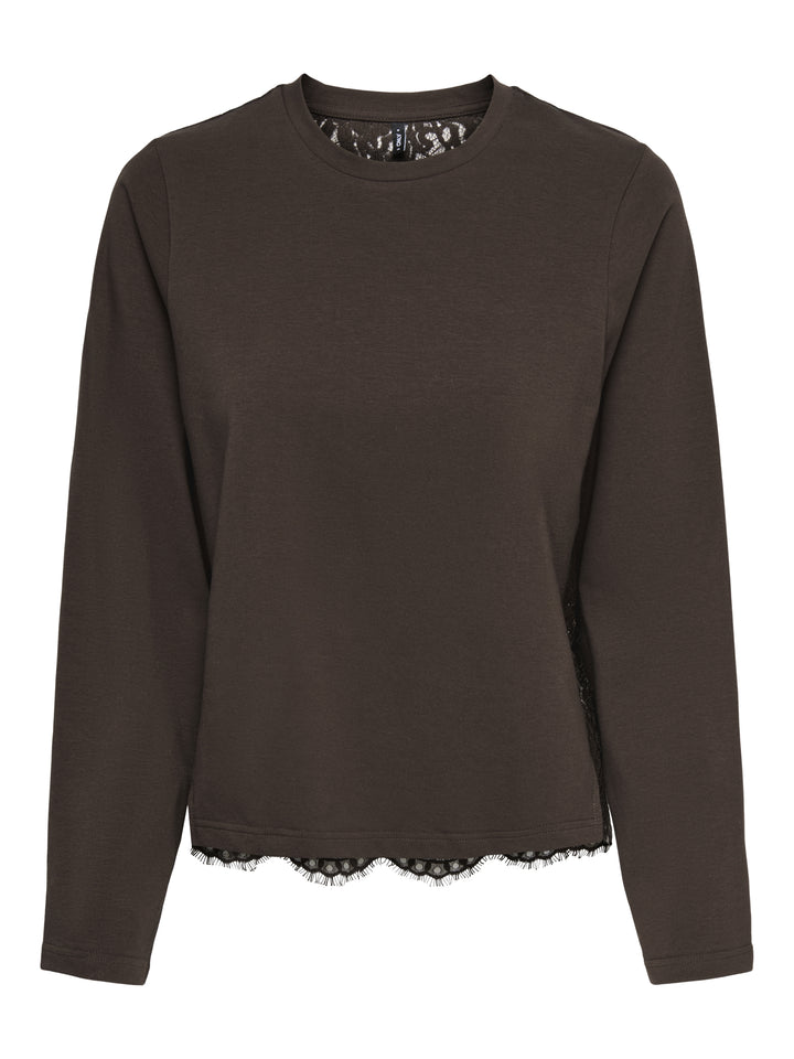 ONLLANIA L/S LACE TOP CS JRS, Coffee Bean 237375 Bild 1