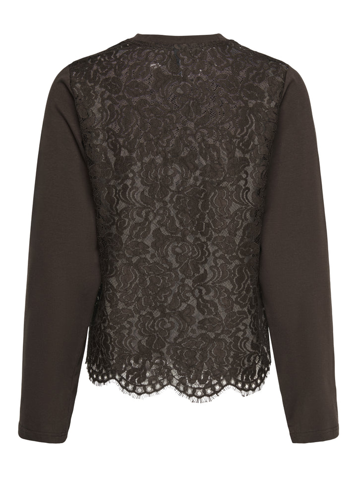 ONLLANIA L/S LACE TOP CS JRS, Coffee Bean 237375 Bild 2