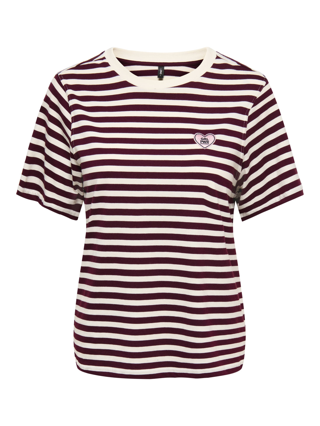 ONLLIVINA S/S O-NECK STRIPE TOP BOX, Fig/Cd + emb. grl pwr 177912011 Bild 1