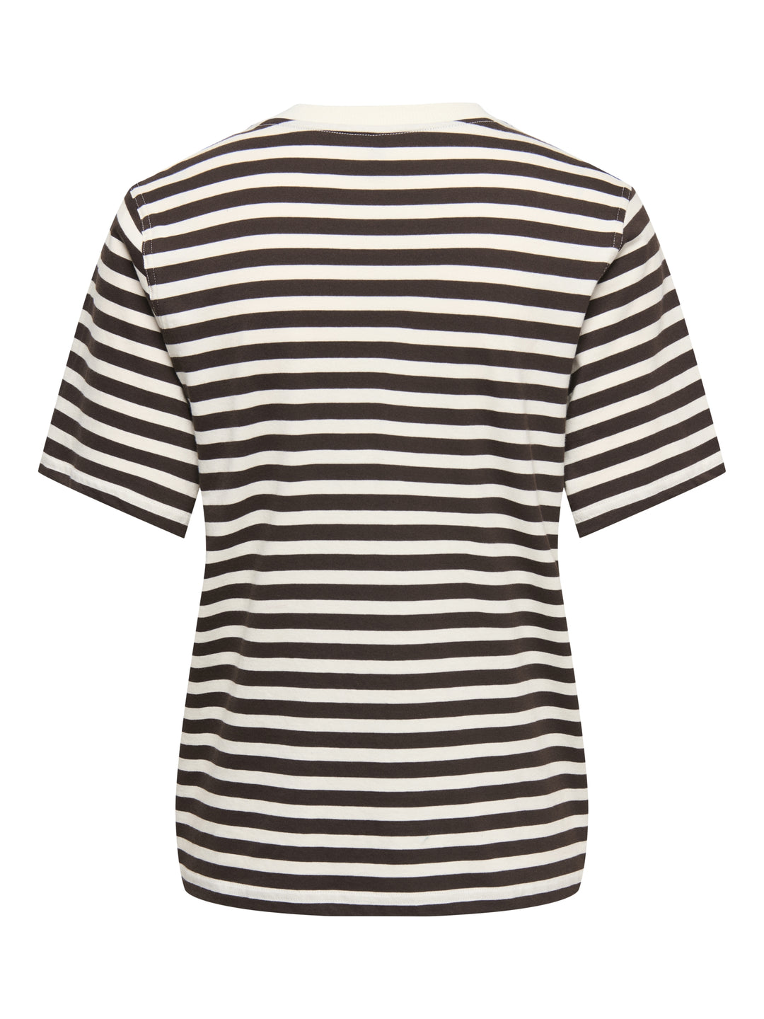 ONLLIVINA S/S O-NECK STRIPE TOP BOX, Coffee Bean/Cd + emb. grl pwr 237375011 Bild 2