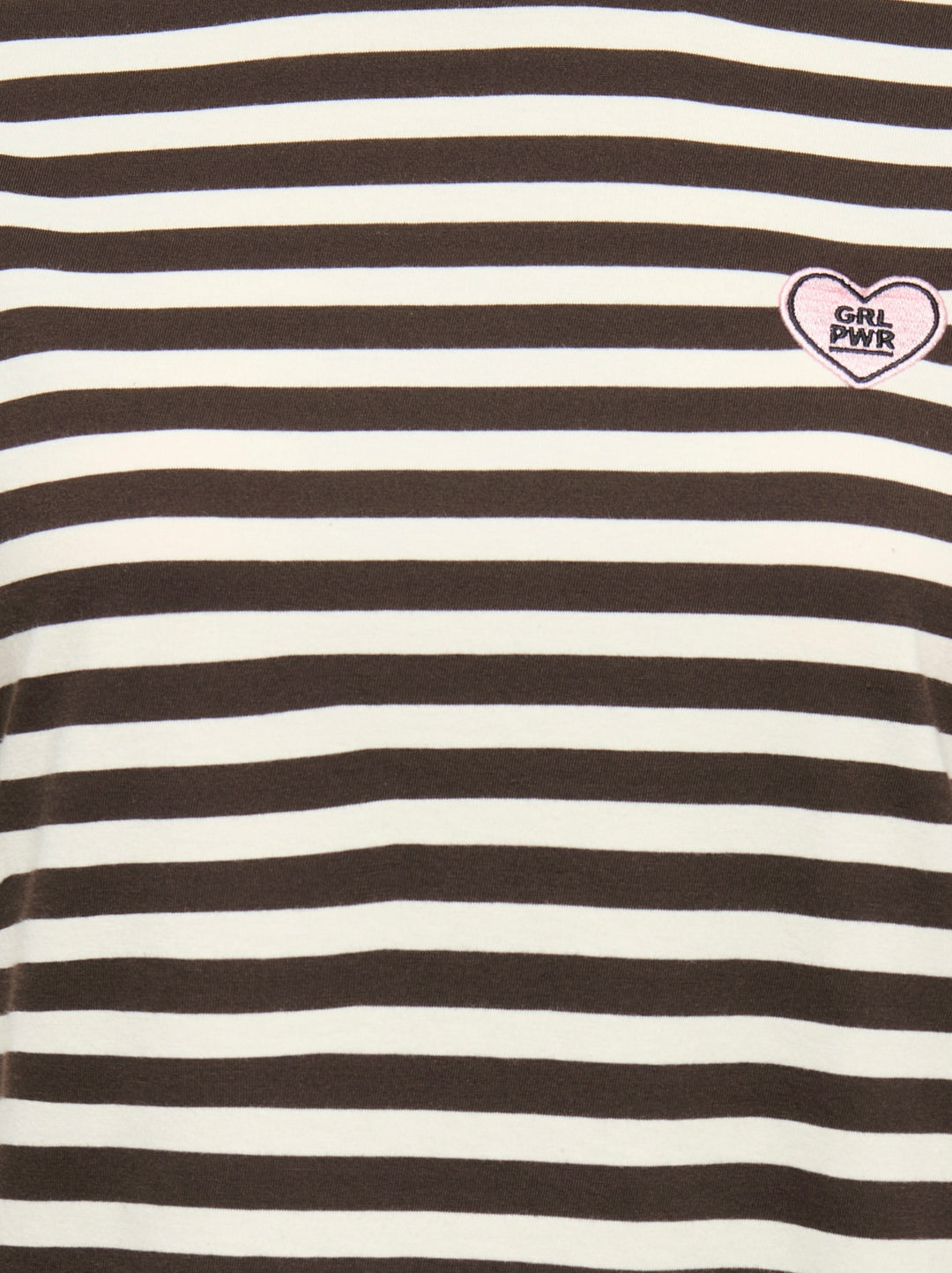 ONLLIVINA S/S O-NECK STRIPE TOP BOX, Coffee Bean/Cd + emb. grl pwr 237375011 Bild 3