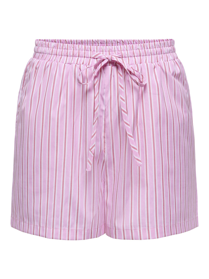 ONLLORIS STRIPED SHORTS WVN, Lilac Sachet/Spiced Apple 215372001 Bild 1