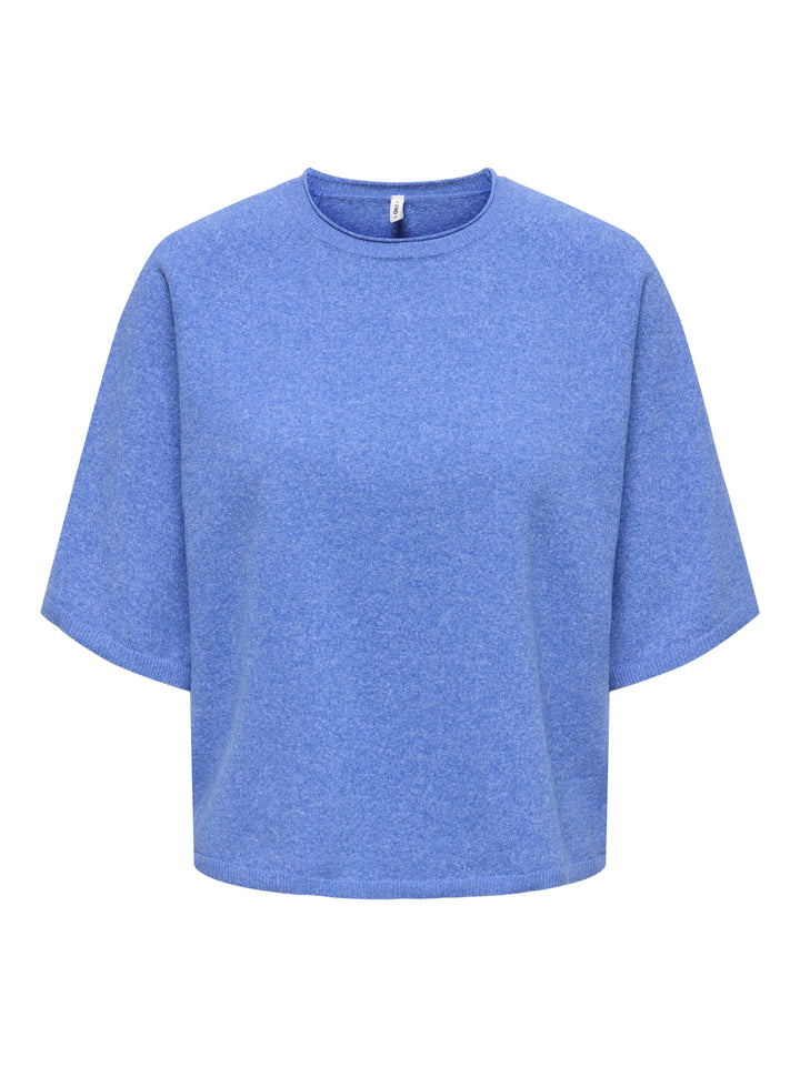 ONLLOYAL 2/4 O-NECK KNT NOOS, Ultramarine/Melange 177937001 Bild 1
