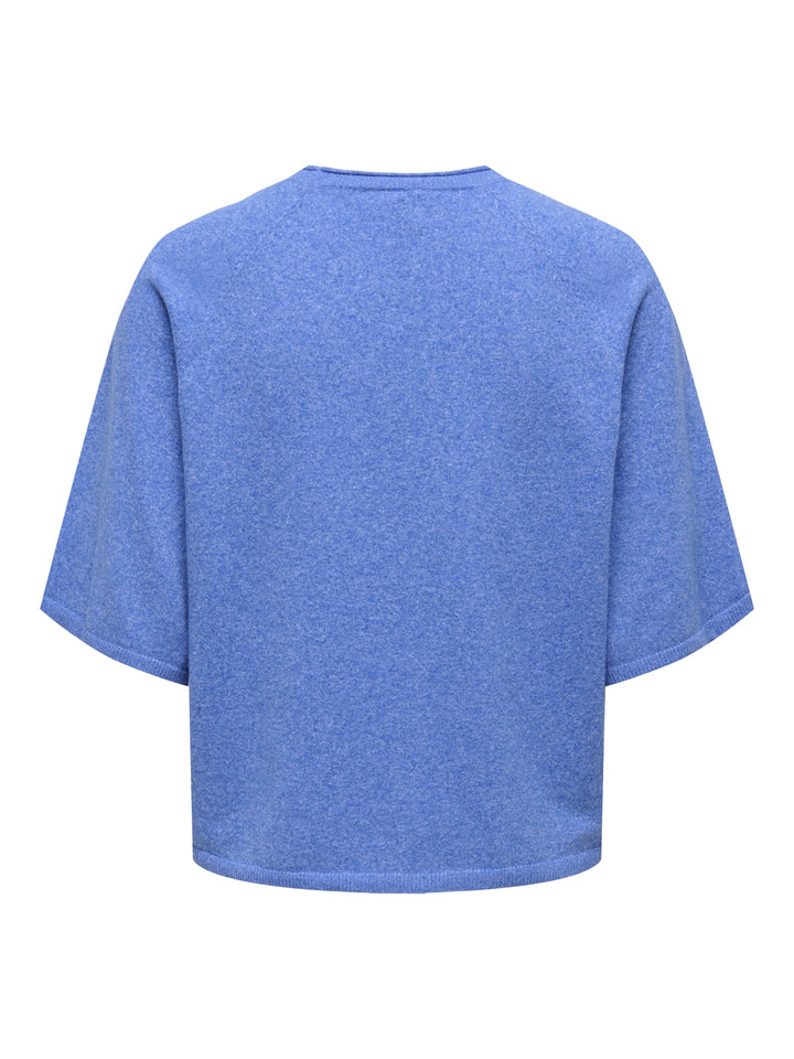 ONLLOYAL 2/4 O-NECK KNT NOOS, Ultramarine/Melange 177937001 Bild 2