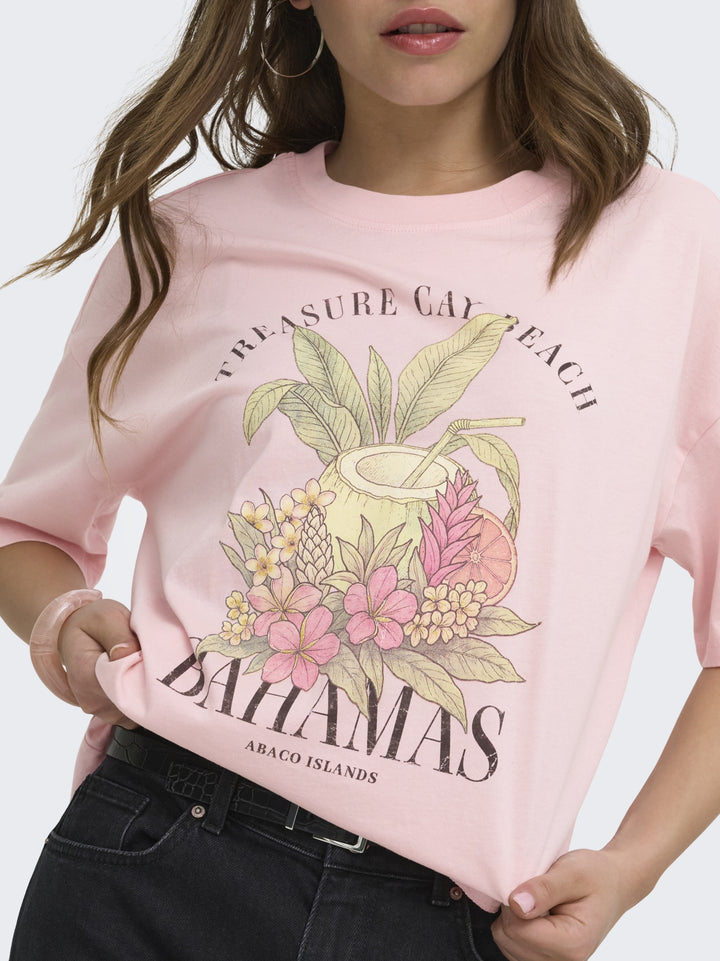 ONLLUCY BOXY S/S TOP JRS, Rosy Touch/Bahamas 305210002 Bild 3