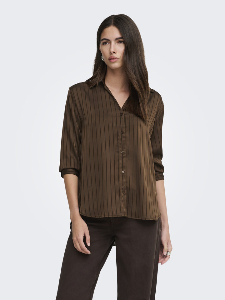 ONLLYRIA LS STRIPE SHIRT WVN, Carafe 286318 Bild 4