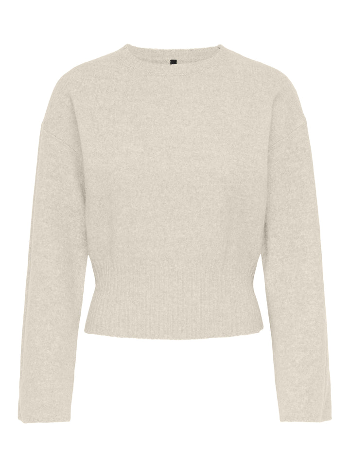 ONLMACEY LS O-NECK KNT, Birch/Melange 180083001 Bild 1