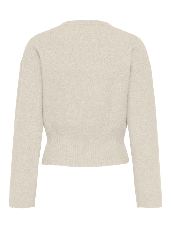 ONLMACEY LS O-NECK KNT, Birch/Melange 180083001 Bild 3