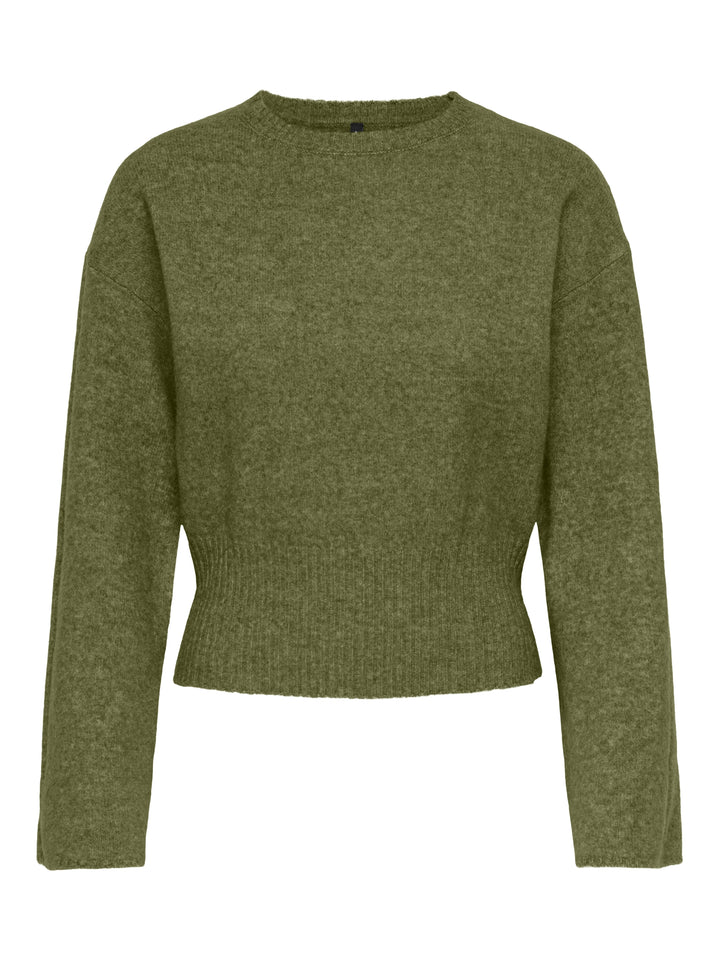 ONLMACEY LS O-NECK KNT, Sphagnum/Melange 295501001 Bild 1