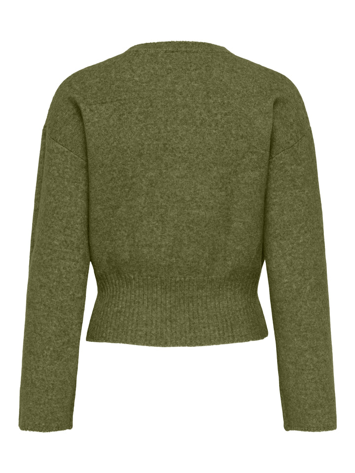 ONLMACEY LS O-NECK KNT, Sphagnum/Melange 295501001 Bild 3