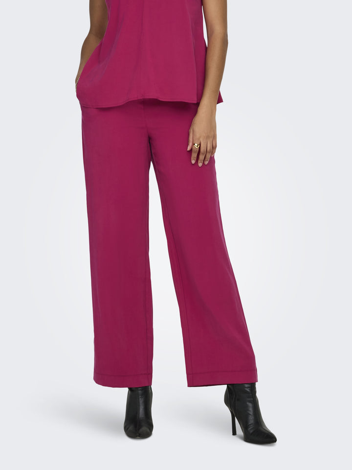 ONLMADELI OAKLYN LONG PULL UP PANTS, Sangria 188638 Bild 4
