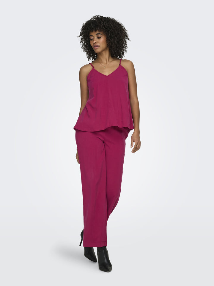 ONLMADELI OAKLYN LONG PULL UP PANTS, Sangria 188638 Bild 6