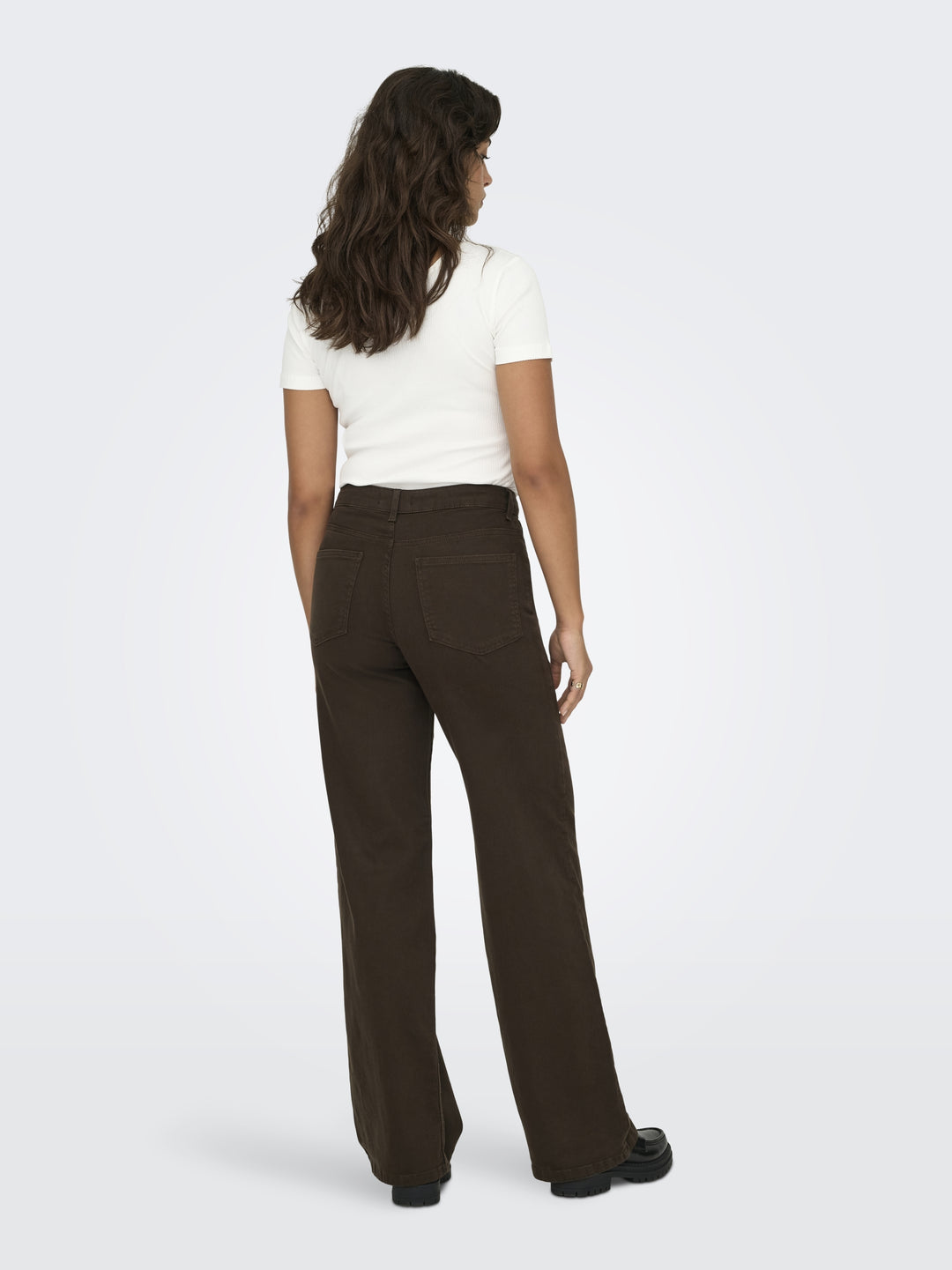 ONLMADISON BLUSH HW WIDE COLOR DNM, Dark Brown Denim 179676 Bild 3
