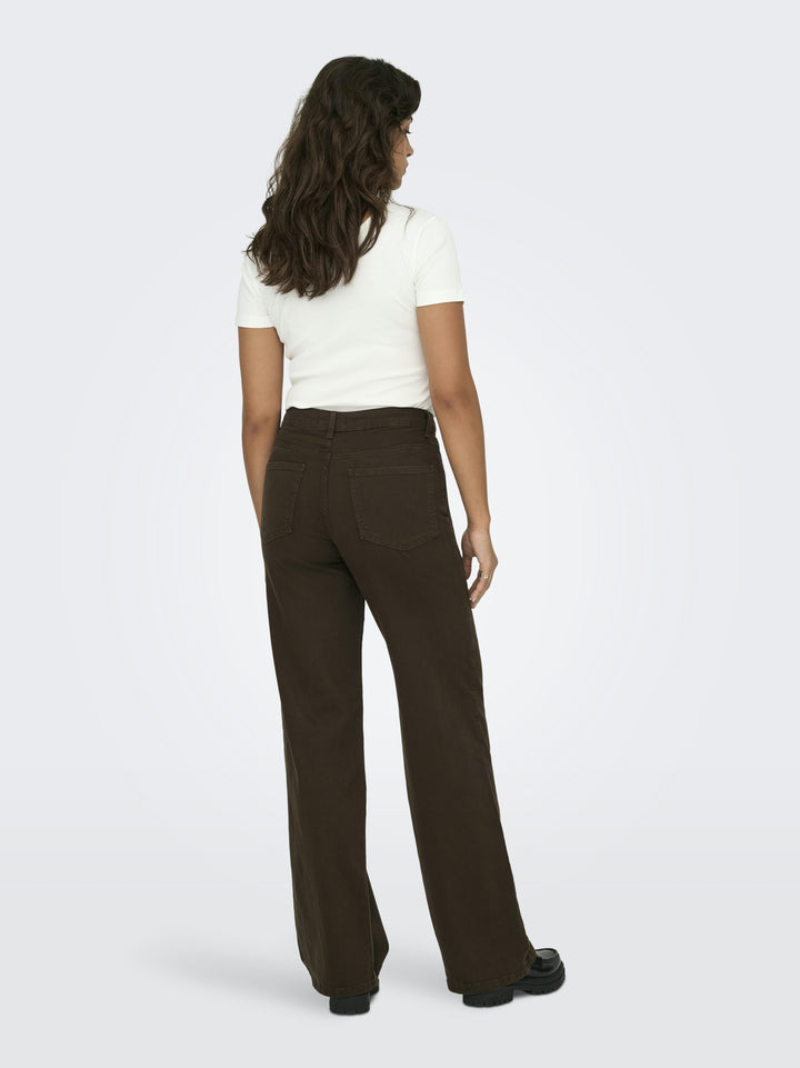 ONLMADISON BLUSH HW WIDE COLOR DNM, Dark Brown Denim 179676 Bild 3
