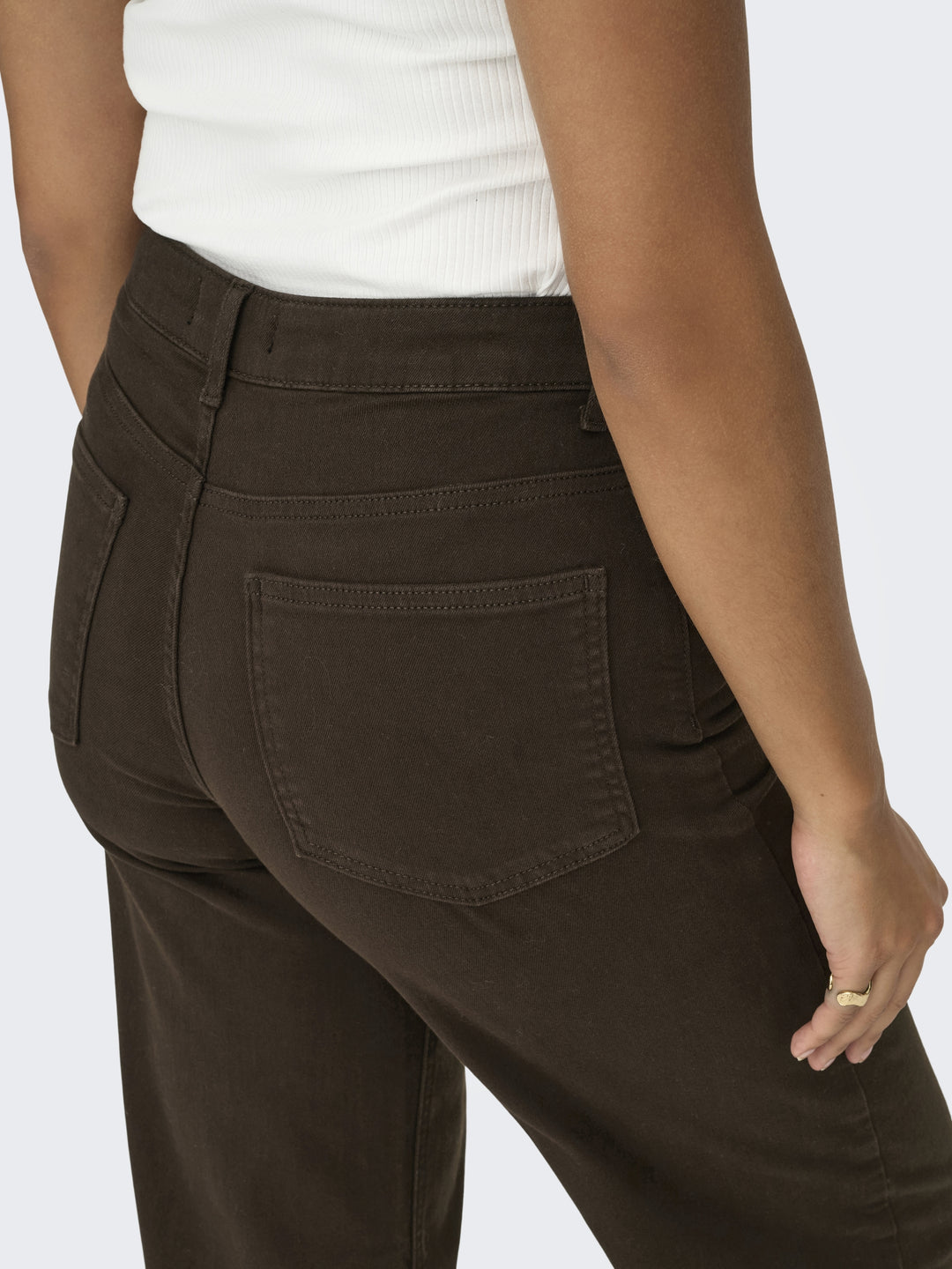 ONLMADISON BLUSH HW WIDE COLOR DNM, Dark Brown Denim 179676 Bild 7