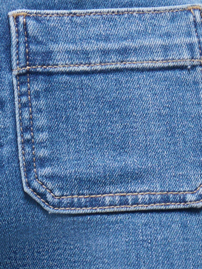 ONLMADISON HW POCKET FLARED DNM GEN, Light Blue Denim 177934 Bild 3