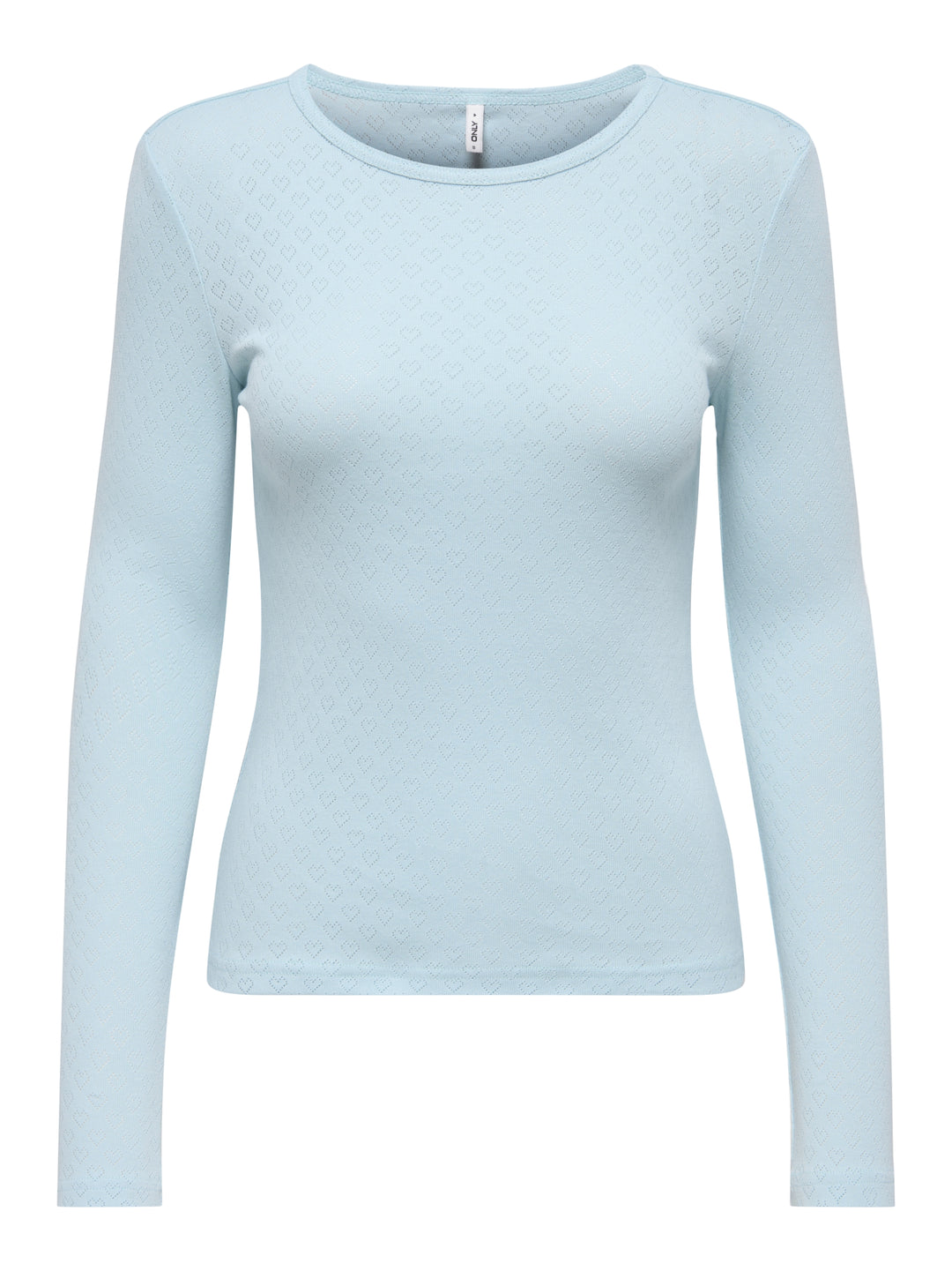 ONLMADISON L/S O-NECK TOP JRS, Winter Sky/Heart pointelle 253196005 Bild 1