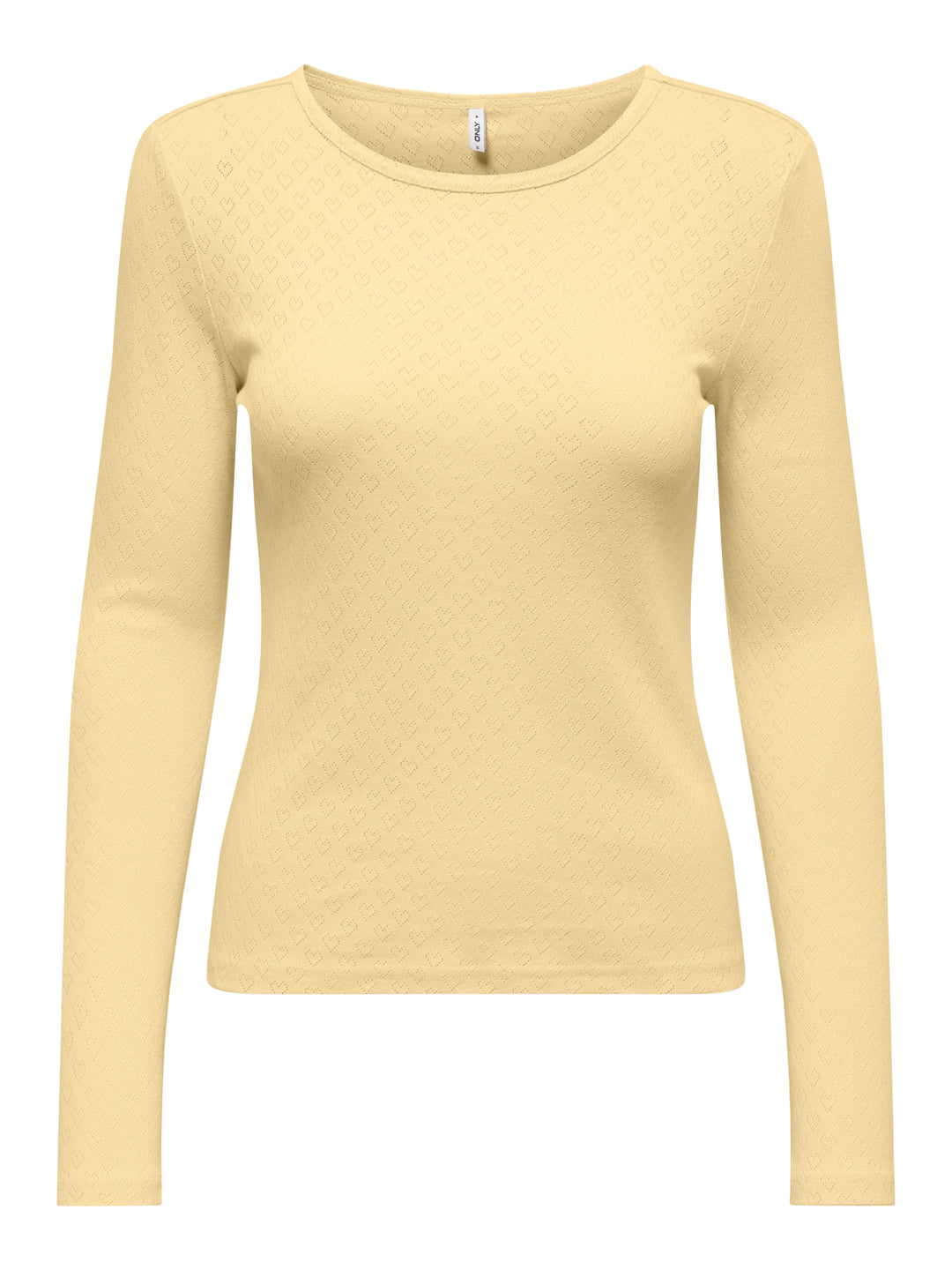 ONLMADISON L/S O-NECK TOP JRS, Sunlight/Heart pointelle 290575005 Bild 1