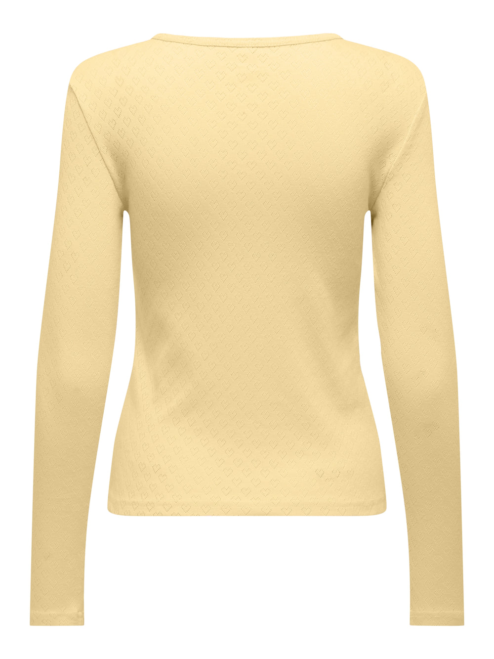 ONLMADISON L/S O-NECK TOP JRS, Sunlight/Heart pointelle 290575005 Bild 2