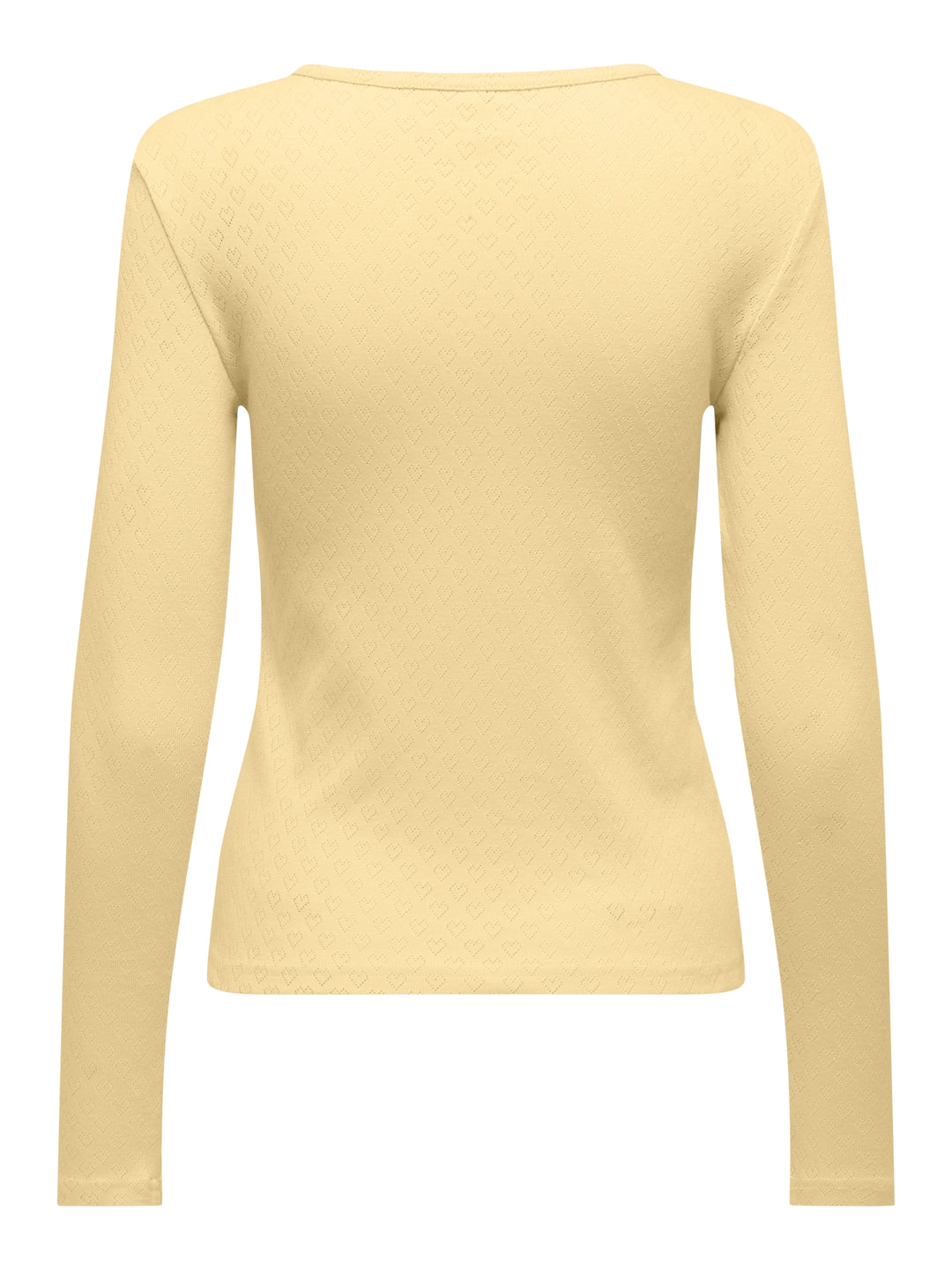 ONLMADISON L/S O-NECK TOP JRS, Sunlight/Heart pointelle 290575005 Bild 2