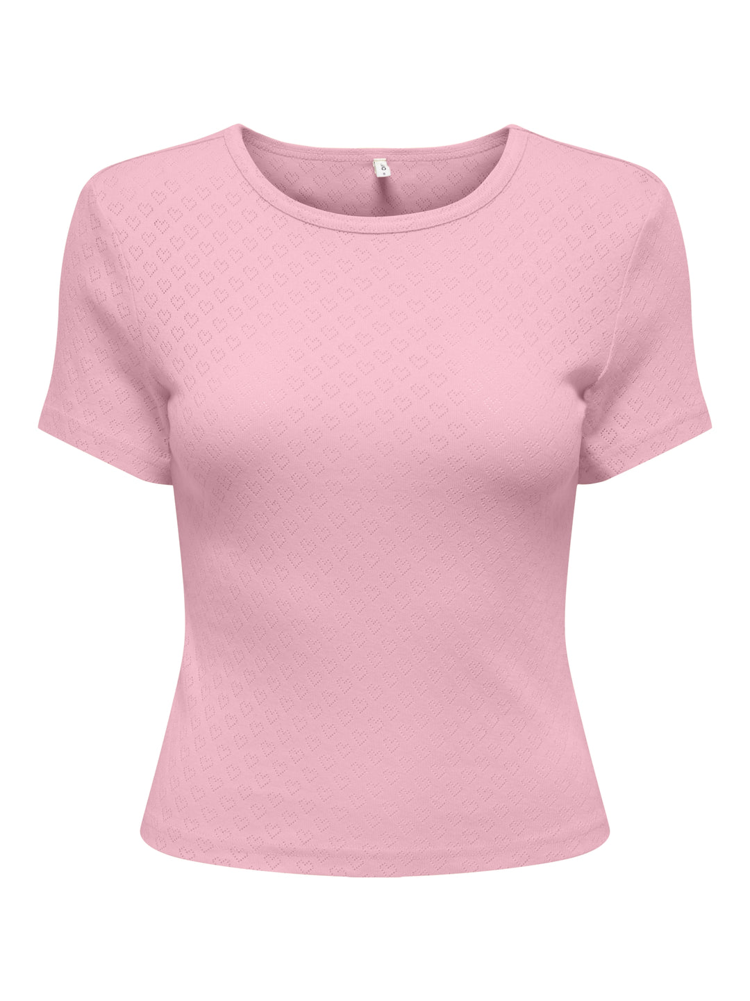 ONLMADISON S/S O-NECK BABY TEE JRS, Romance Rose/Heart pointelle 305041005 Bild 1