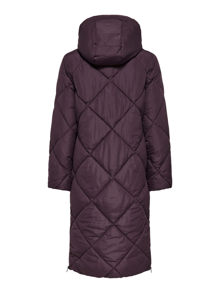 ONLMAGGI LONG HOOD PUFFER CC OTW, Fudge 184723 Bild 3