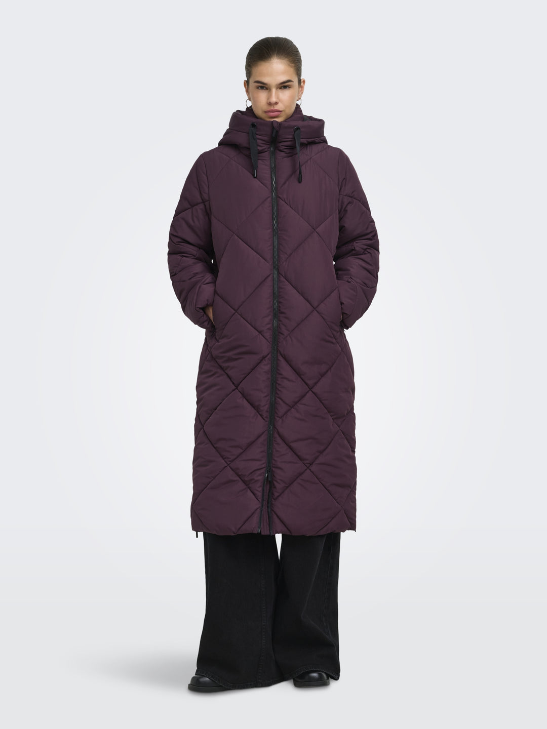 ONLMAGGI LONG HOOD PUFFER CC OTW, Fudge 184723 Bild 5