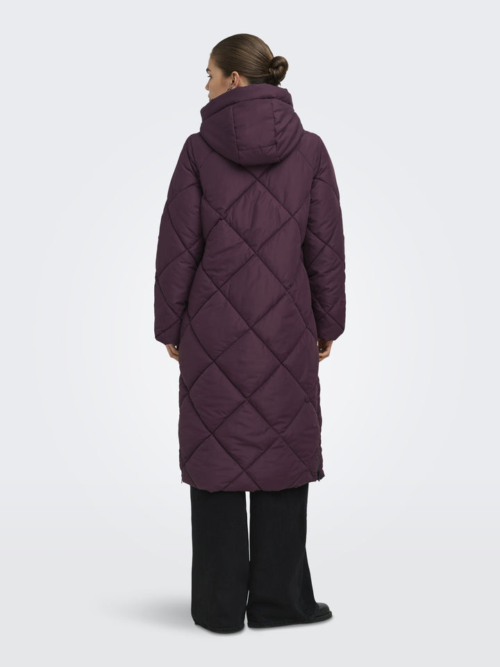 ONLMAGGI LONG HOOD PUFFER CC OTW, Fudge 184723 Bild 6