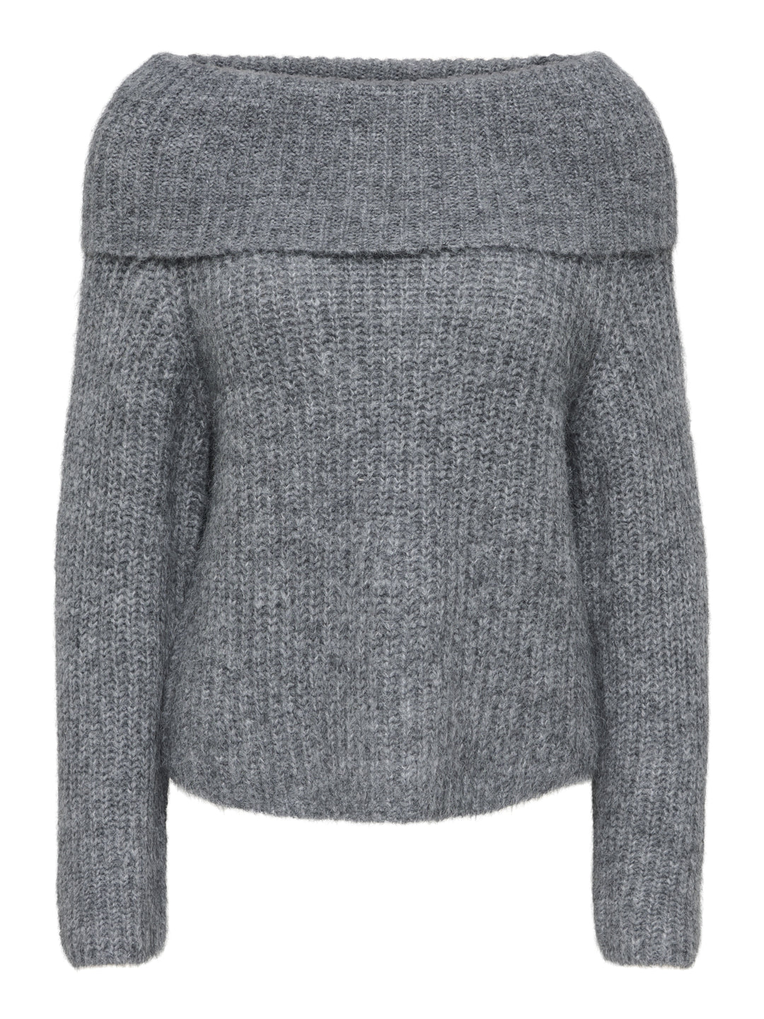 ONLMAGGIE LS OFF SHOULDER KNT, Medium Grey Melange 179075 Bild 1