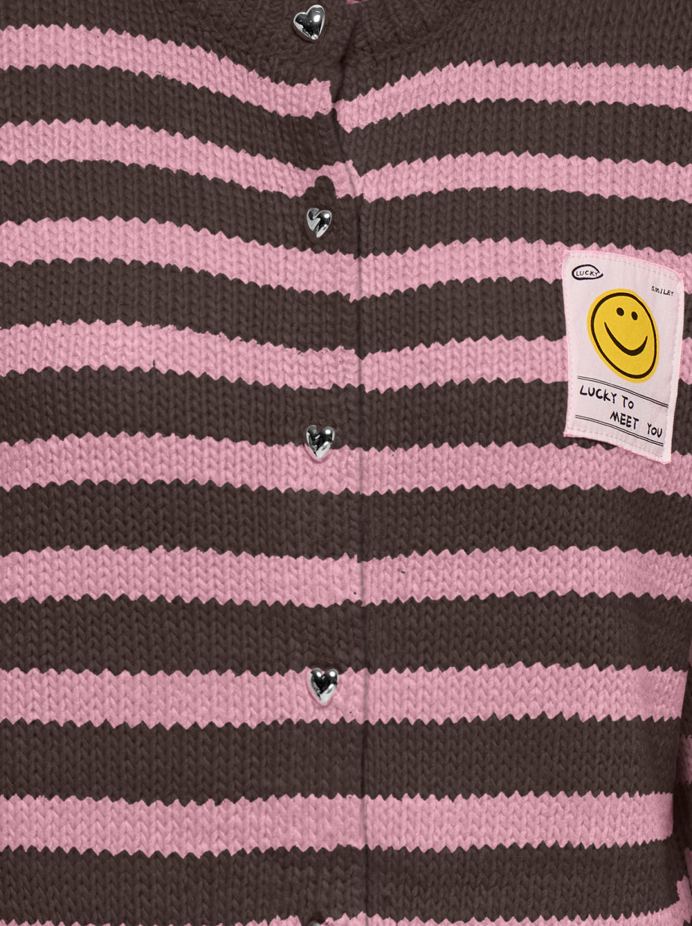ONLMAILEY LS DETAIL O-NECK CARDI CS, Coffee Bean/Orchid Pink/Smiley/Silv 237375003 Bild 2