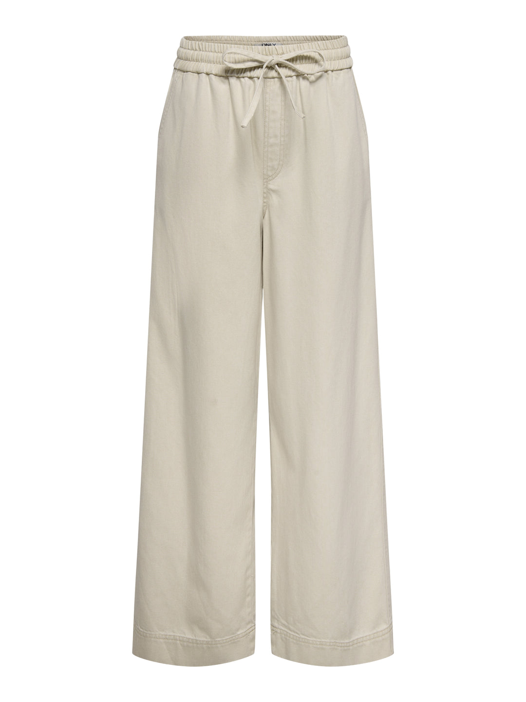 ONLMAISA HW PULL-UP WIDE PANT PNT, Oatmeal 177935 Bild 1