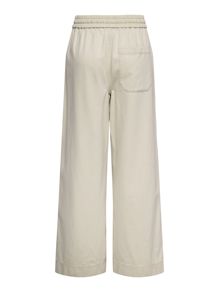 ONLMAISA HW PULL-UP WIDE PANT PNT, Oatmeal 177935 Bild 2