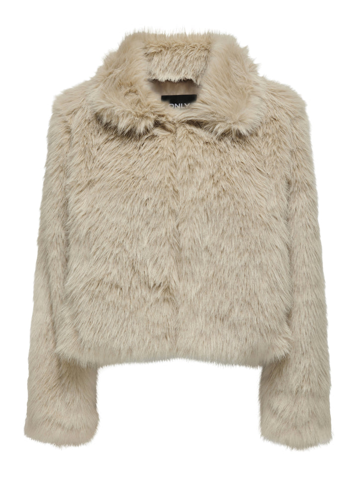 ONLMANNY FAUX FUR JACKET OTW NOOS, Pumice Stone 189959 Bild 1