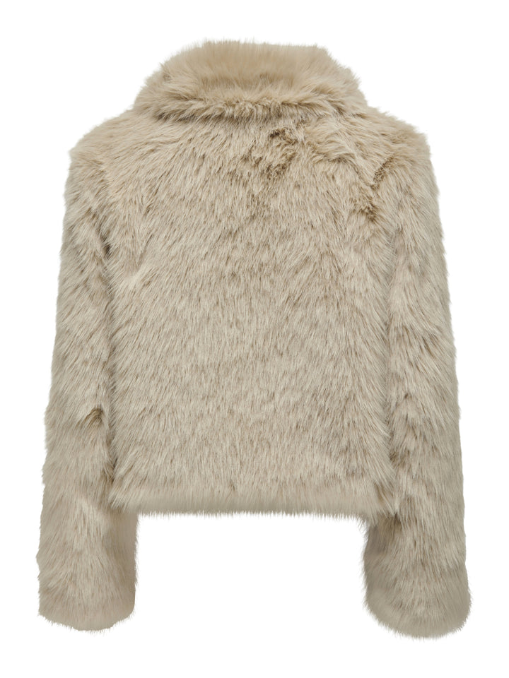 ONLMANNY FAUX FUR JACKET OTW NOOS, Pumice Stone 189959 Bild 2