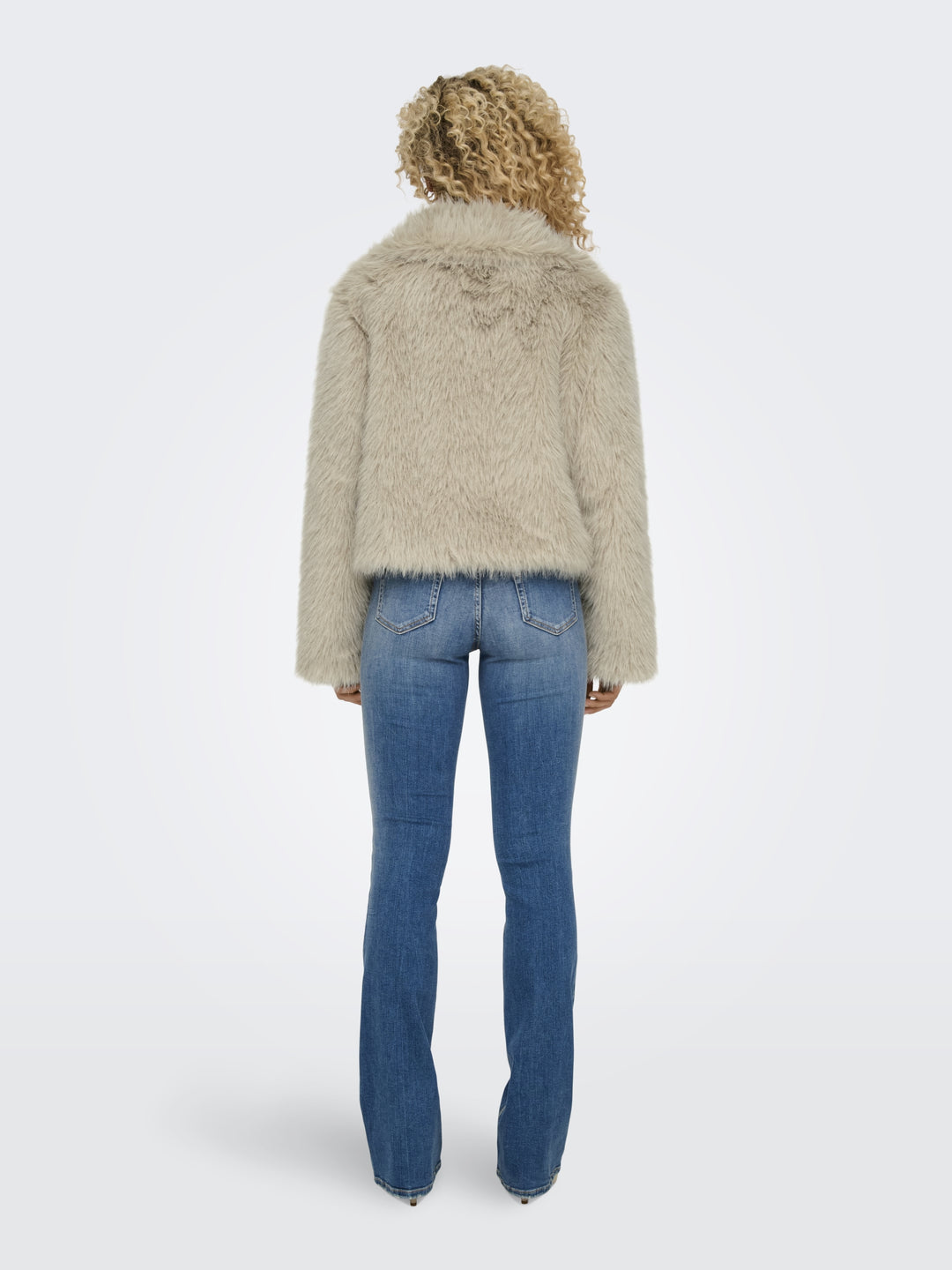 ONLMANNY FAUX FUR JACKET OTW NOOS, Pumice Stone 189959 Bild 3