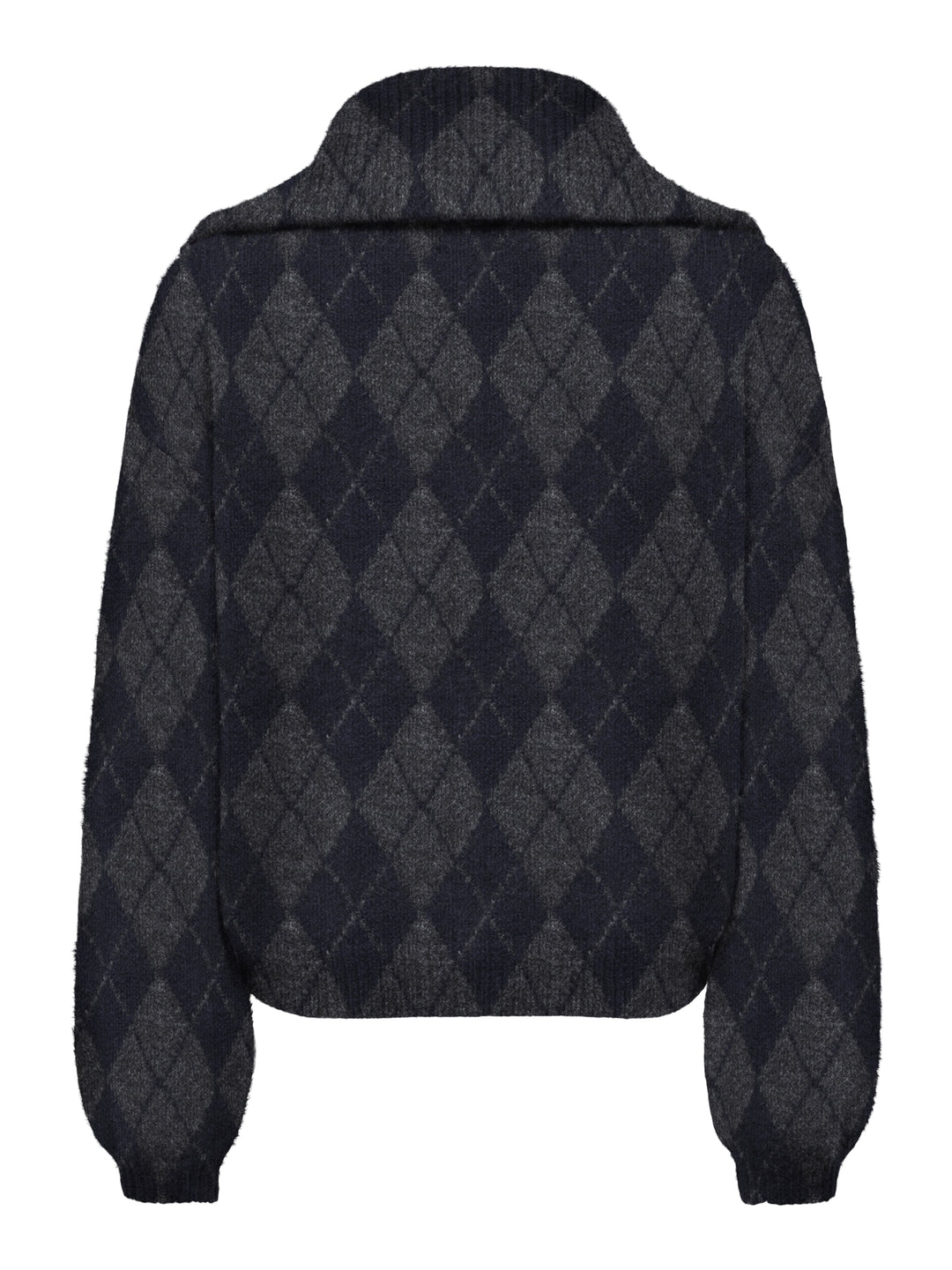 ONLMAROON LS ZIP COLLAR CARDIGAN KN, Night Sky/Mel/DGM 194962008 Bild 2