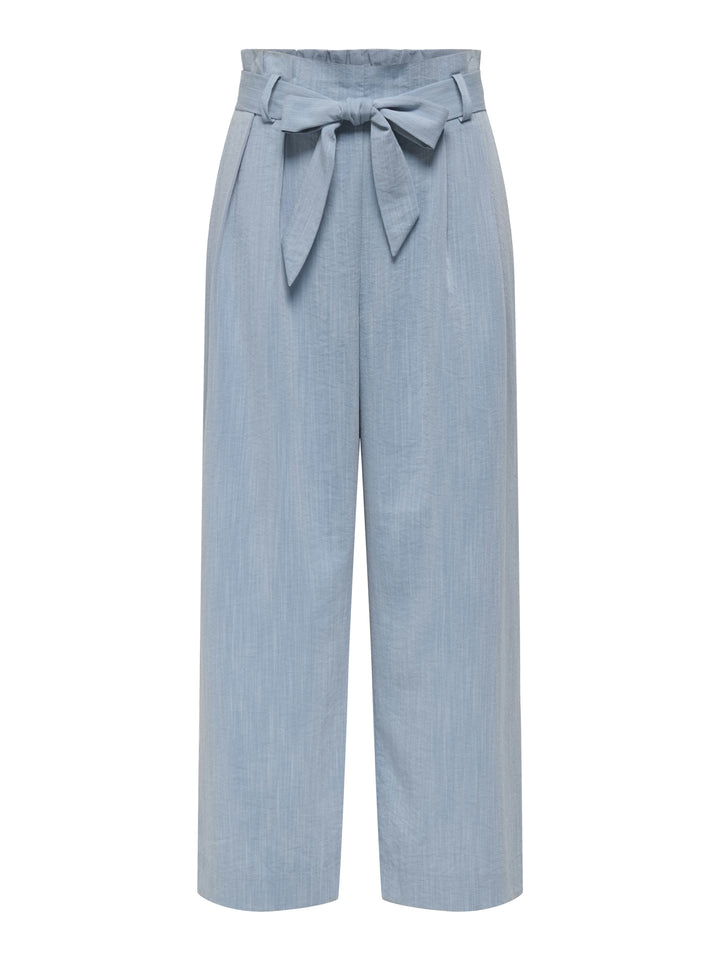 ONLMARSA SOLID PAPERBAG PANT WVN NO, Faded Denim/MELANGE 179686001 Bild 1