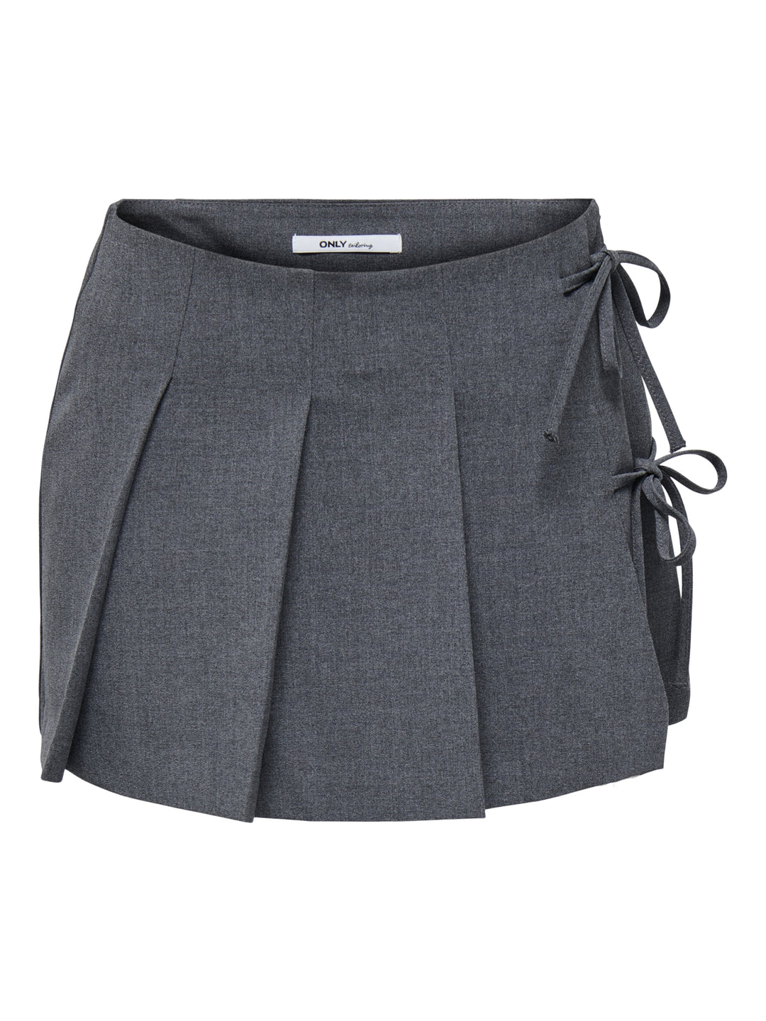 ONLMELANIE MW PLEAT TIE SKORT TLR, Dark Grey Melange 179074 Bild 1
