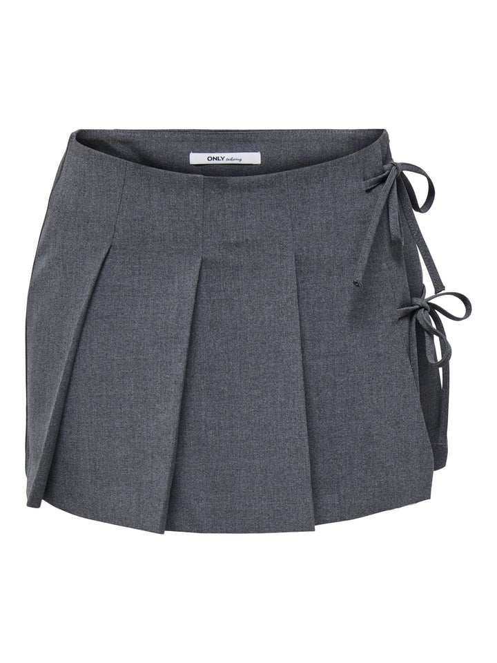 ONLMELANIE MW PLEAT TIE SKORT TLR, Dark Grey Melange 179074 Bild 1