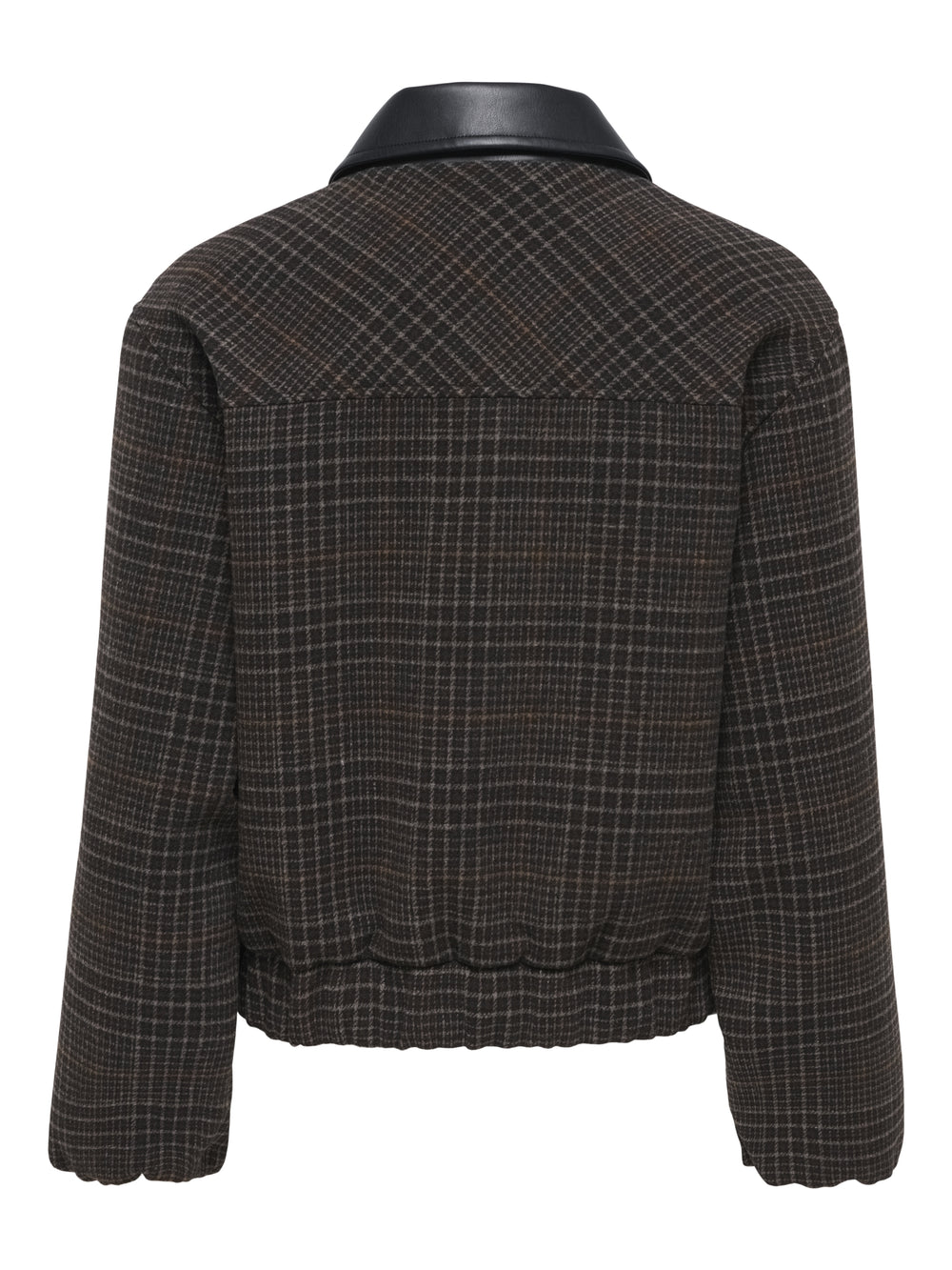 ONLMIKA CHECK BOMBER JACKET OTW, Black Coffee/Check 177943001 Bild 2