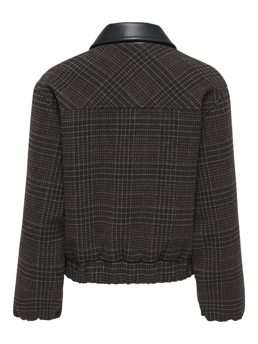 ONLMIKA CHECK BOMBER JACKET OTW, Black Coffee/Check 177943001 Bild 2