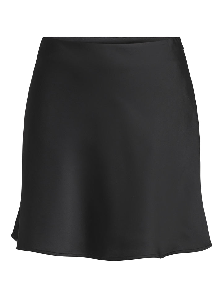 ONLMIKA VIS SATIN SHORT SKIRT WVN, Black 177911 Bild 1