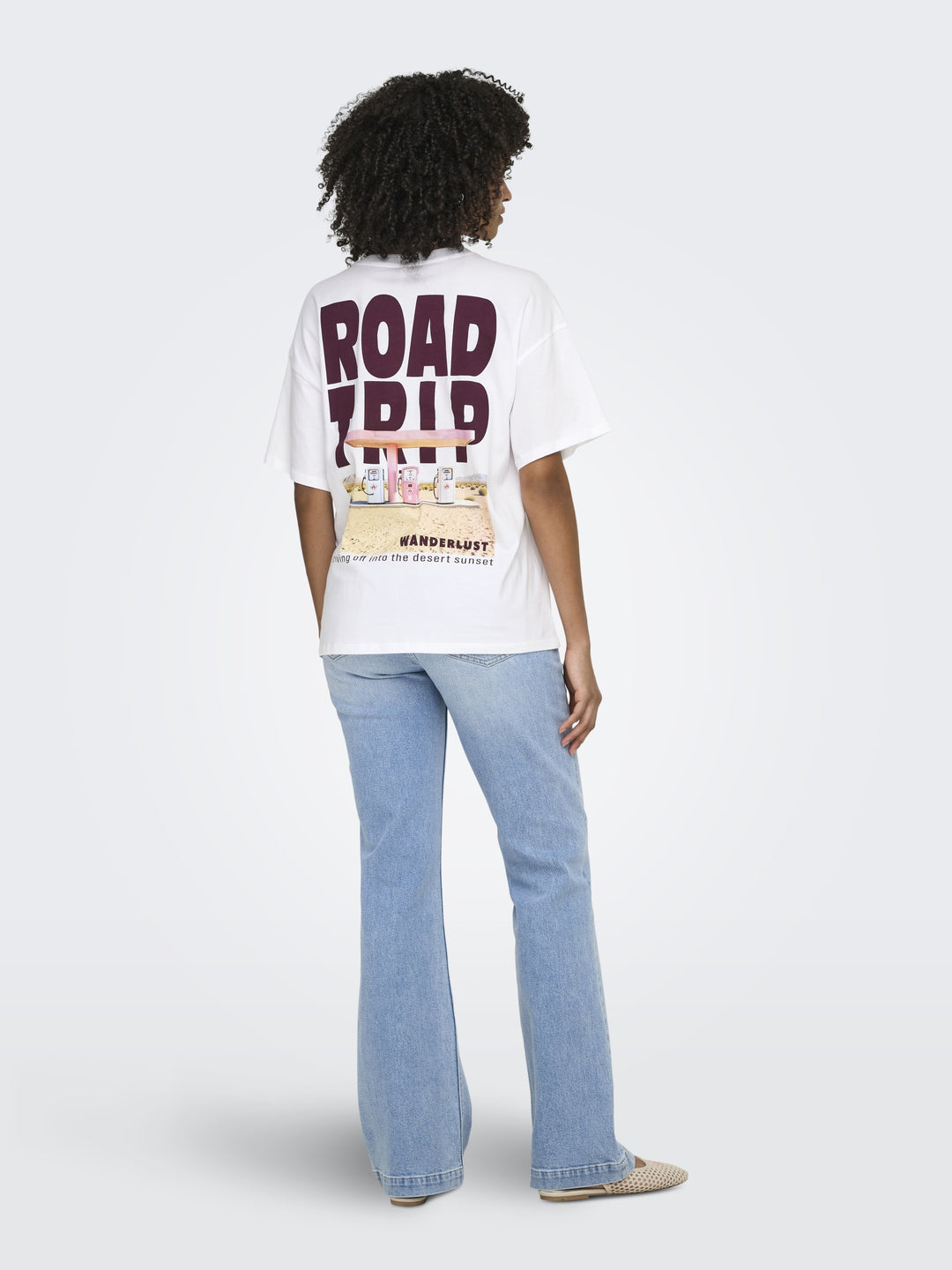 ONLMILA S/S PRINT BOX JRS, Bright White/Mila road trip back + 190858008 Bild 5