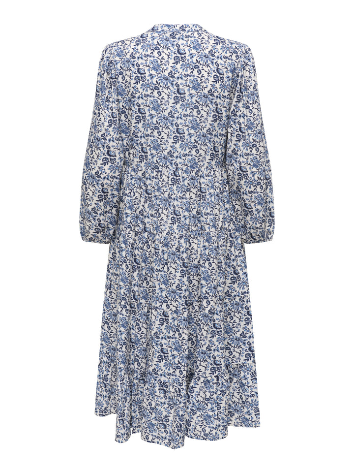 ONLMILANA 7/8 DRESS WVN NOOS, Coronet Blue/JADIE FLOWER 240355011 Bild 2