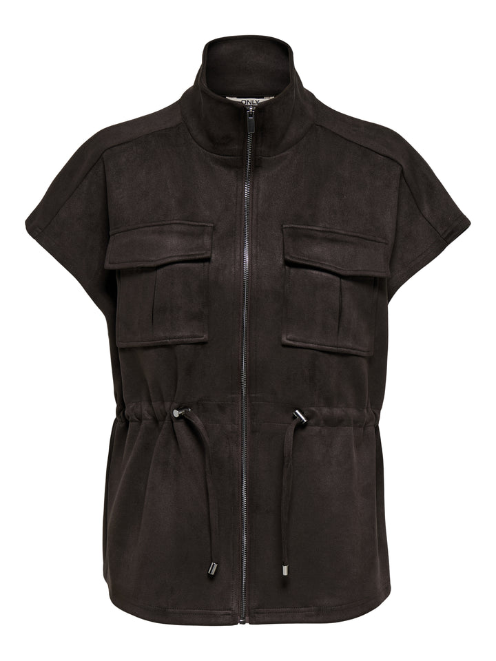 ONLMIRA S/L FAUX SUEDE WAISTCOAT PN, Chocolate Torte 244915 Bild 1