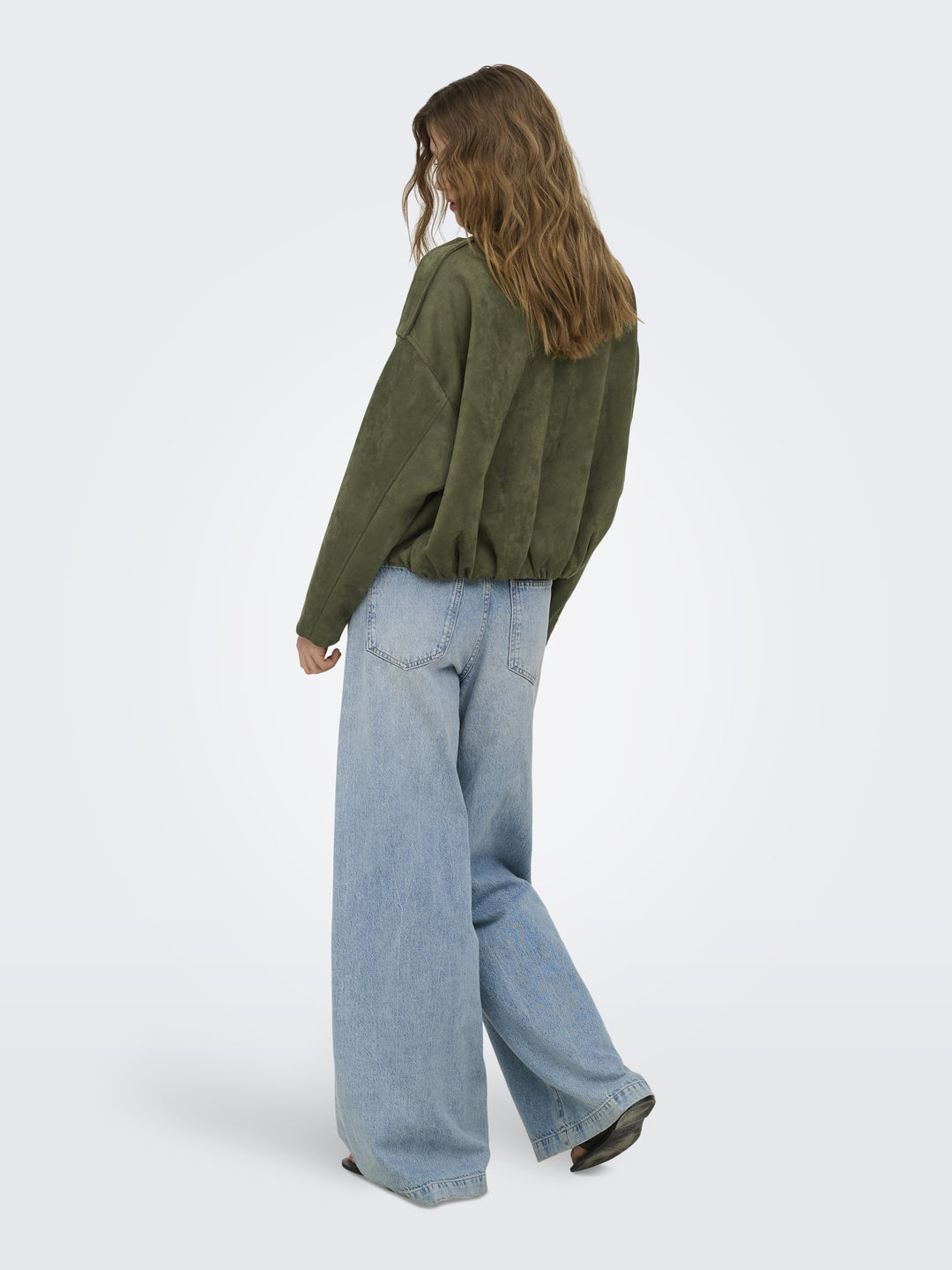 ONLMOON-STINA FAUX SUEDE BOMBER PNT, Grape Leaf 177918 Bild 5
