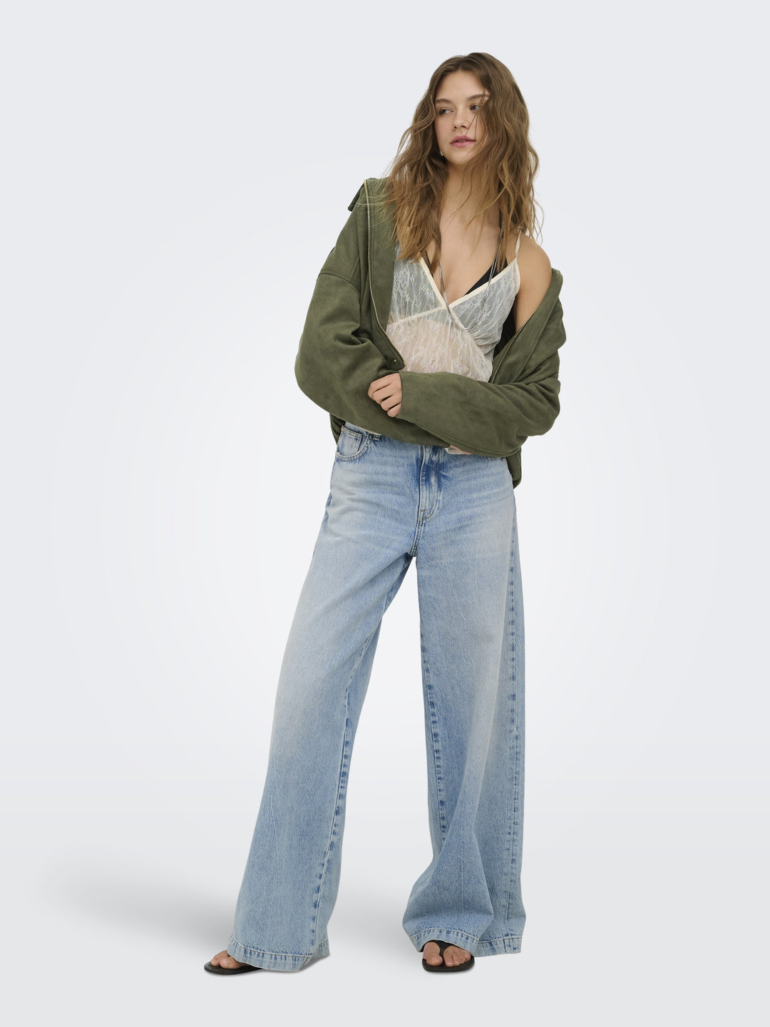 ONLMOON-STINA FAUX SUEDE BOMBER PNT, Grape Leaf 177918 Bild 8