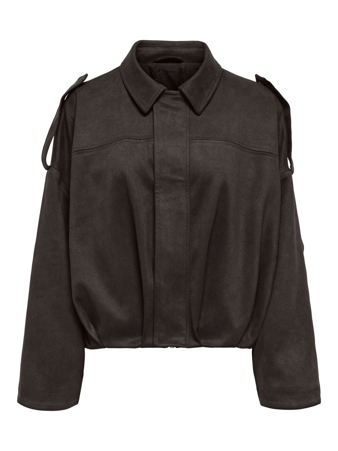 ONLMOON-STINA FAUX SUEDE BOMBER PNT, Chocolate Torte 244915 Bild 1