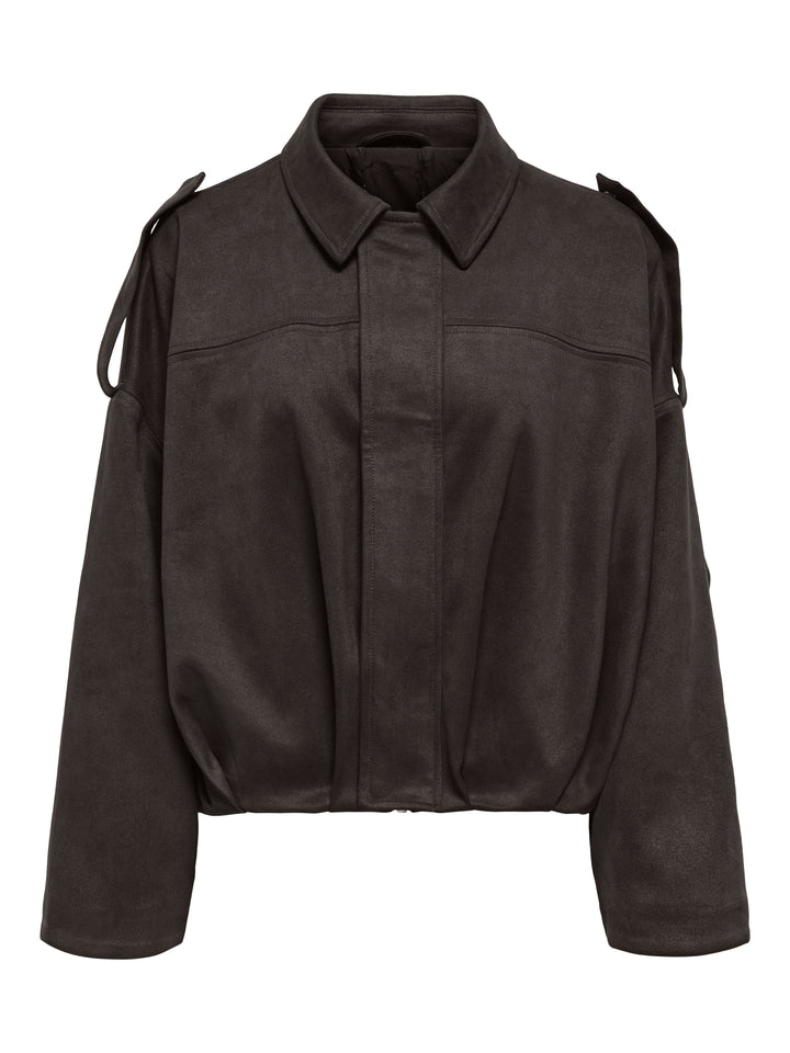 ONLMOON-STINA FAUX SUEDE BOMBER PNT, Chocolate Torte 244915 Bild 1