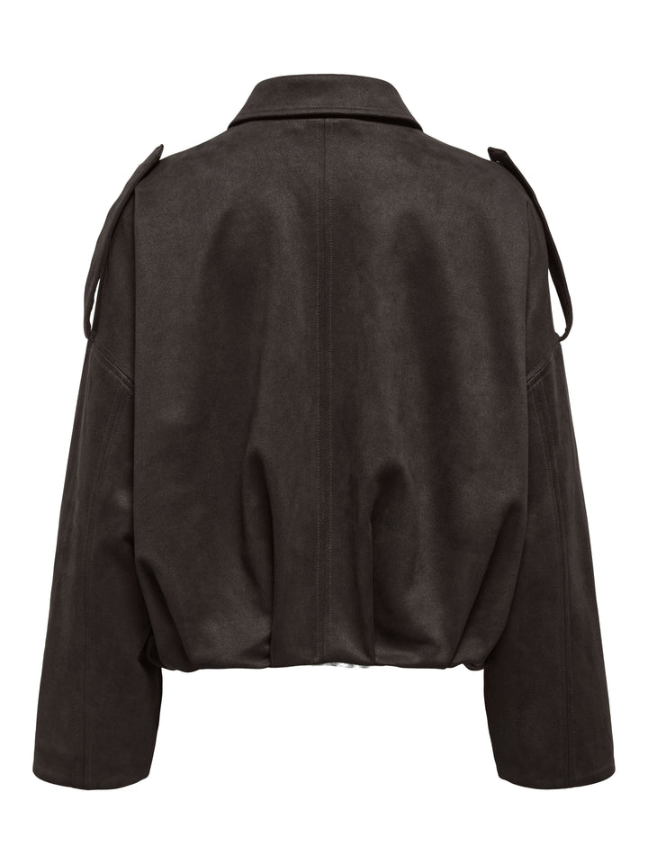 ONLMOON-STINA FAUX SUEDE BOMBER PNT, Chocolate Torte 244915 Bild 2